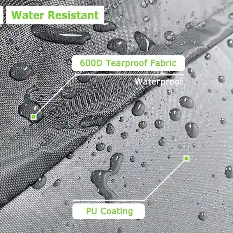 Waterproof Patio Furniture Cover Heavy-Duty Protection Multiple Sizes Windproof