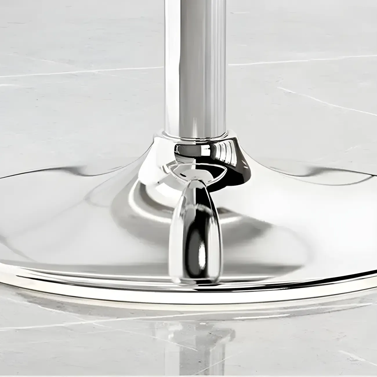 Modern Swivel Cushioned Acrylic Bar Stools with Backs