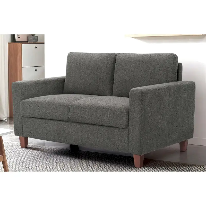 55 In Transitional Upholstered Living Room Loveseat