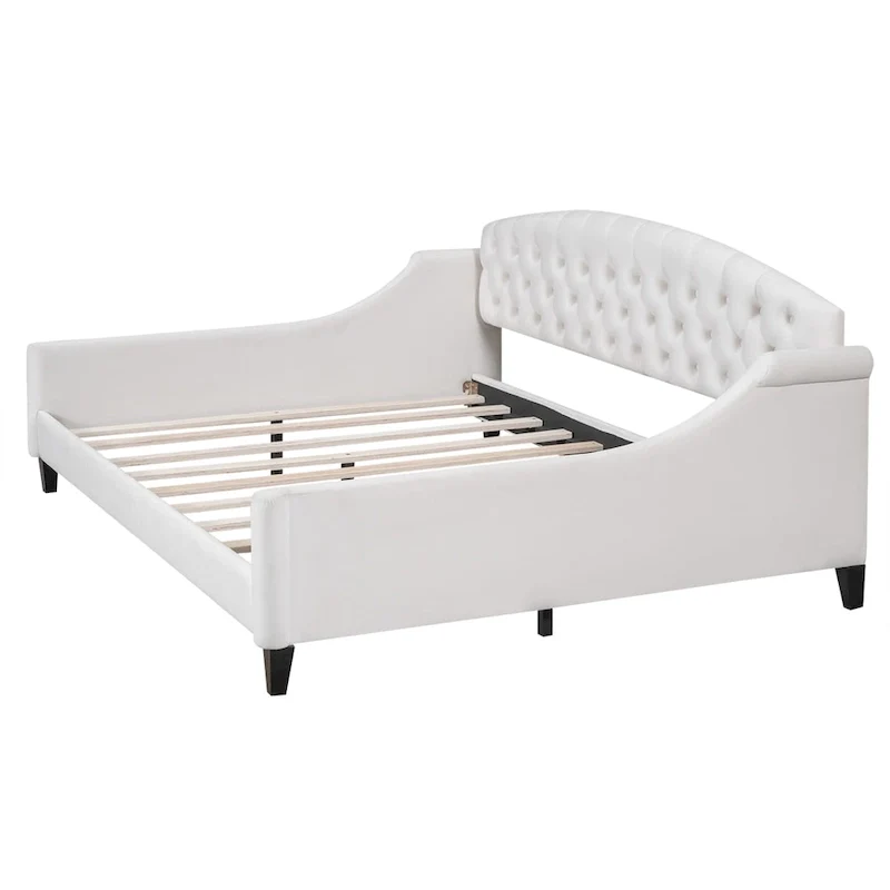 Modern Luxury Tufted Button Daybed, Full