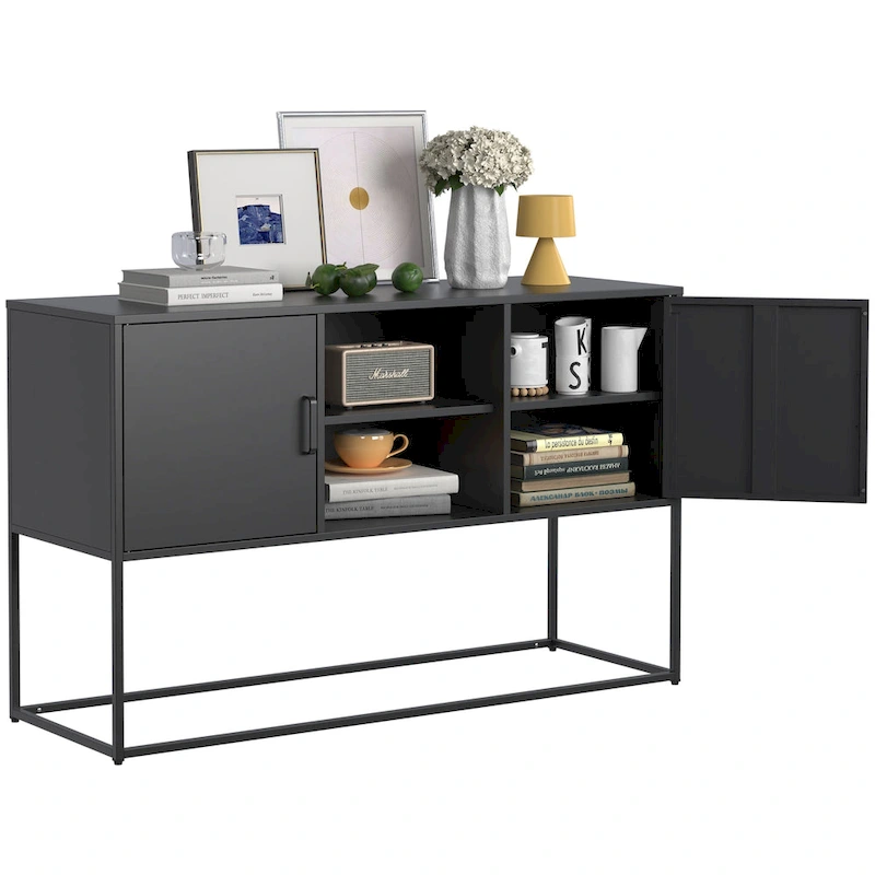 Metal Sideboard Cabinet with Adjustable feet