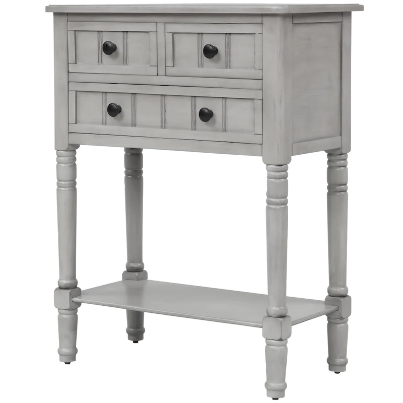 Copper Grove Colby 3-drawer Console Table with Bottom Shelf