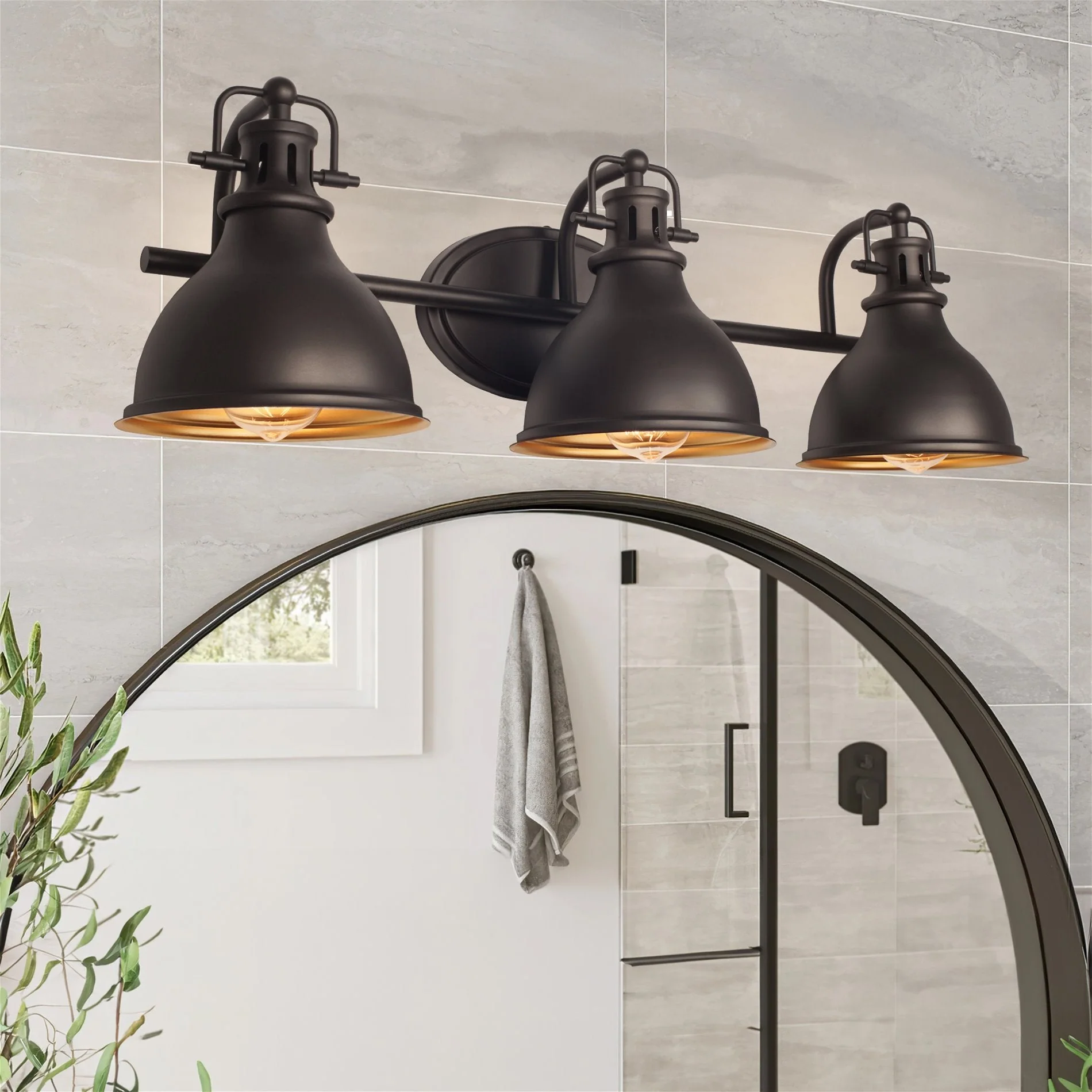 Beacon 27 3-Light Traditional Vanity/Bathroom Light