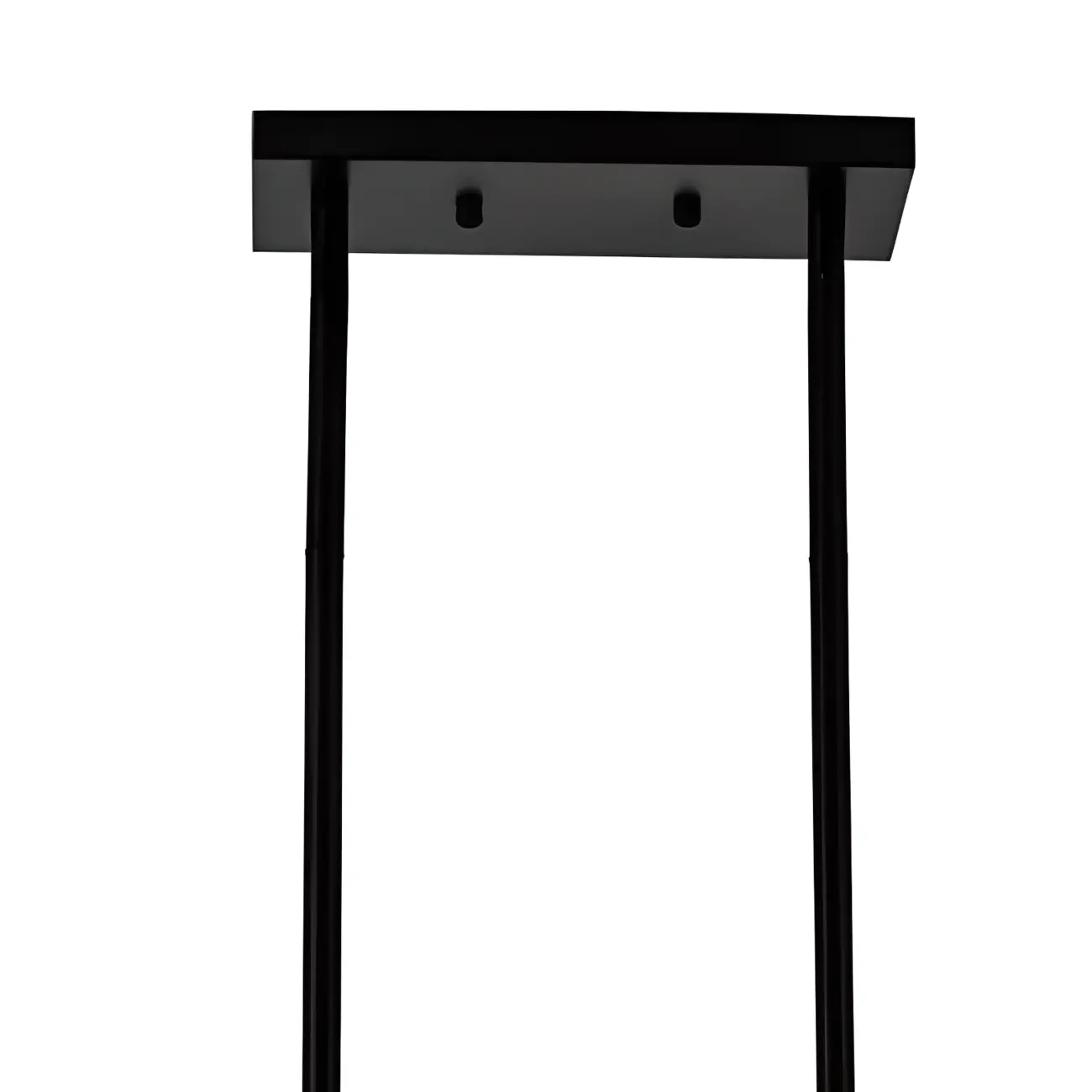 Industrial Black Metal Glass Cylinder Kitchen Island Pendant Light