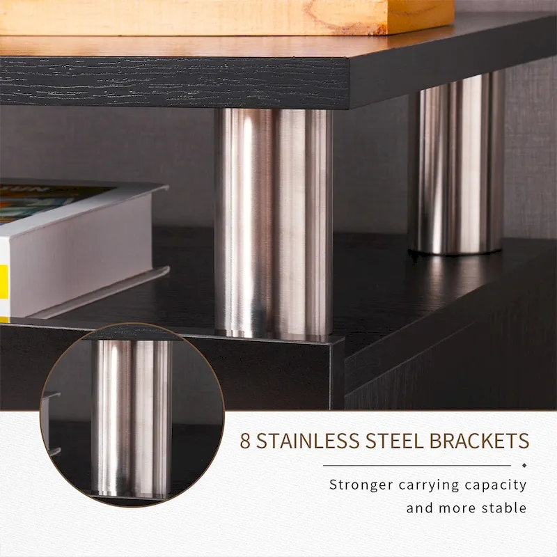 70 Fireplace TV Stand with 36 Electric Fireplace