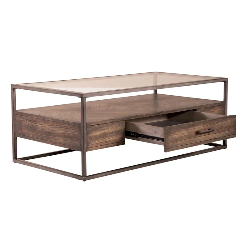 Tobacco Rectangular Cocktail Table