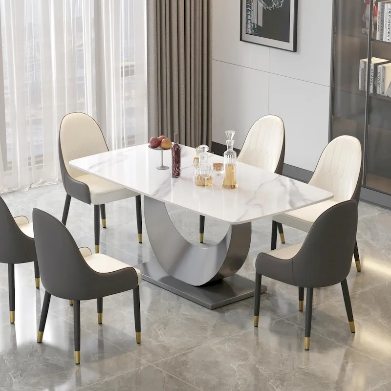 71 Modern Rectangular Sintered Stone Dining Table