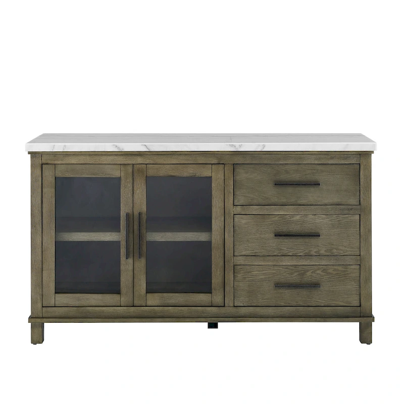 Steve Silver Marble Top Server
