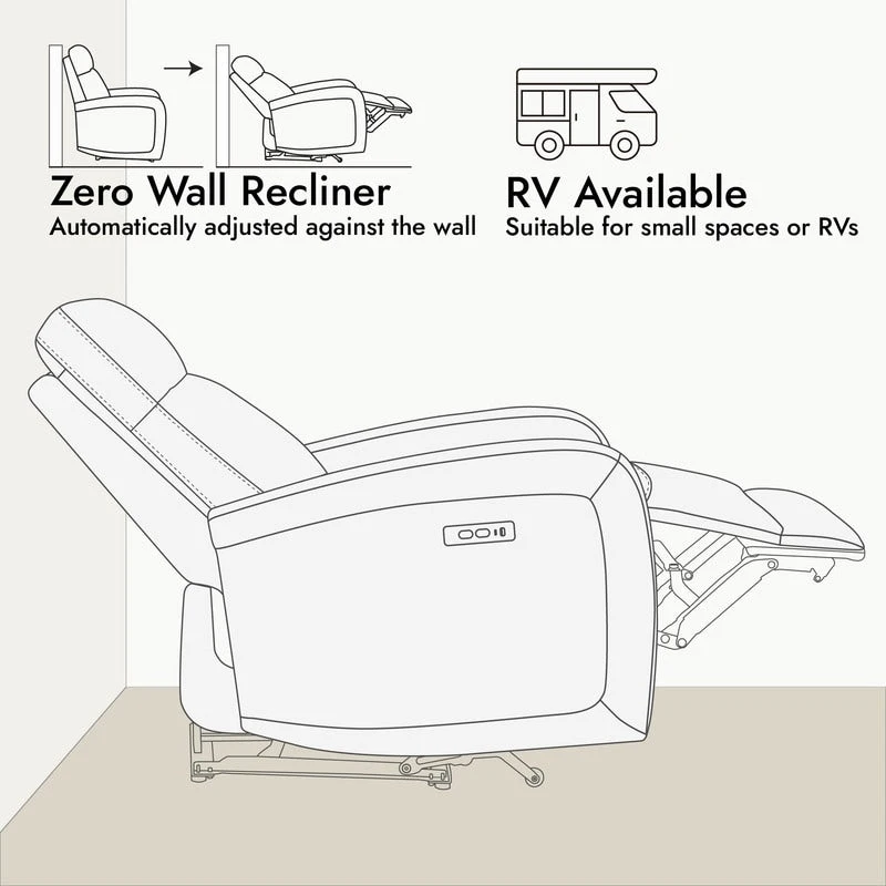 Lena Zero Wall Hugger Electric Power Recliner