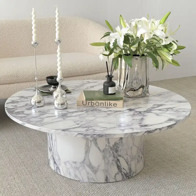 Pedestal 40  Coffee Table