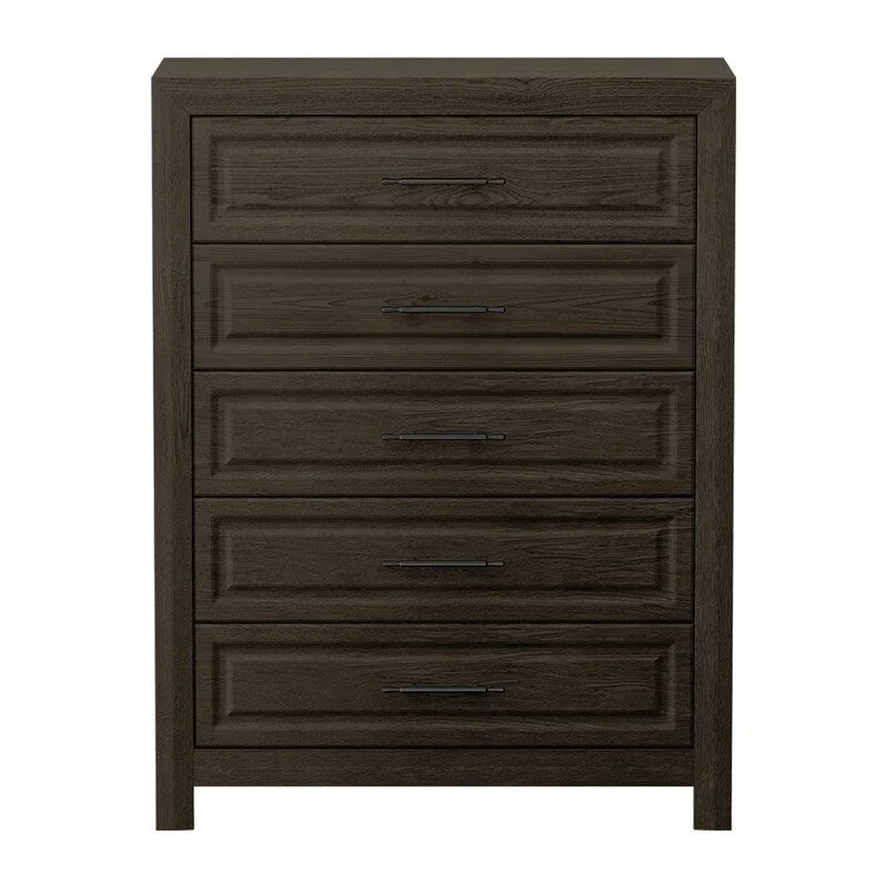 Elegant MDF 5-Drawer Dresser with Wood-Like Finish