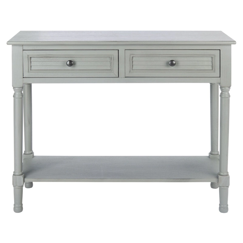 SAFAVIEH Tinnie 2-Drawer Console Table - 36 W x 13 L x 29.5 H - 36Wx13Dx30H
