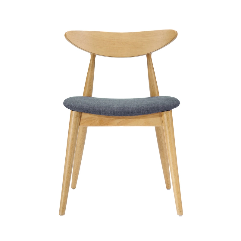 Barron Mid-Century Modern Dining Chairs (Set of 2) by Christopher Knight Home - 22.50 W x 19.75 L x 28.75 H