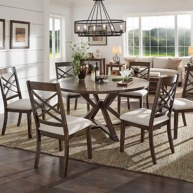 Garrison Espresso Convertible Dining Set by