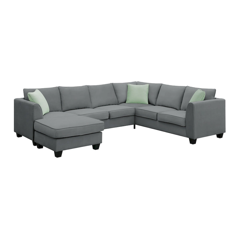 Sectional Sofa Couches Living Room Sets,7 Seats Modular Sectional Sofa
