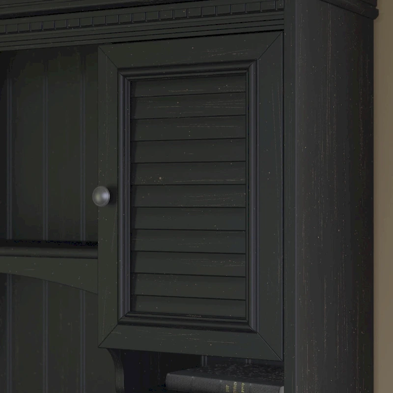 Fairview 60W Desk with Hutch, Cabinet and Bookcase by Bush Furniture