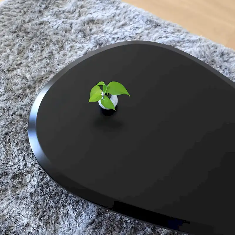 51 Modern Wood Coffee Table with 3 ball legs