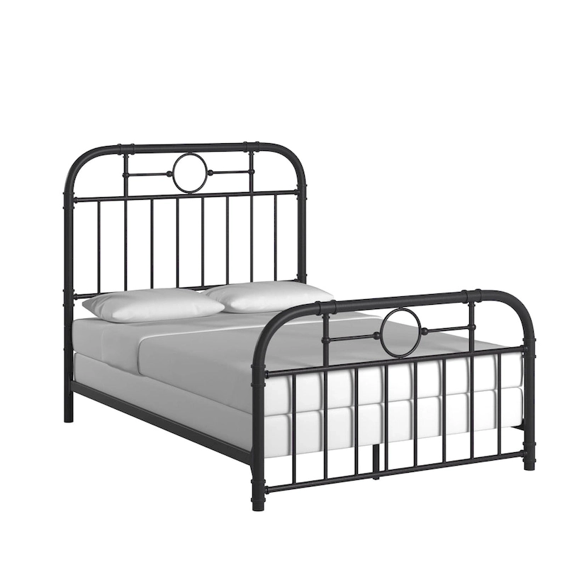 Kendal Black Metal Bed by iNSPIRE Q Classic