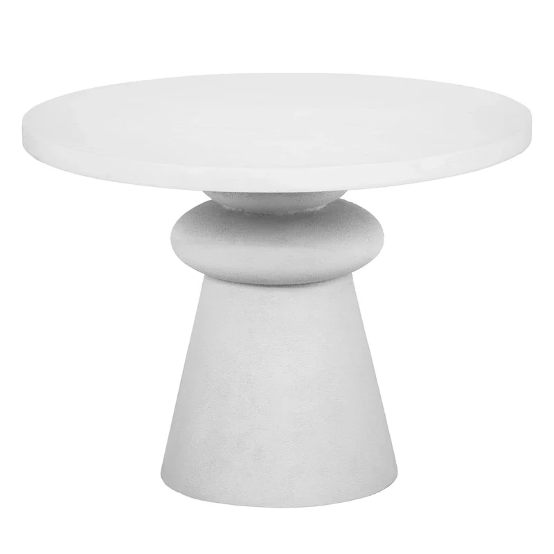 Lupita White 42 Round Dinette Table