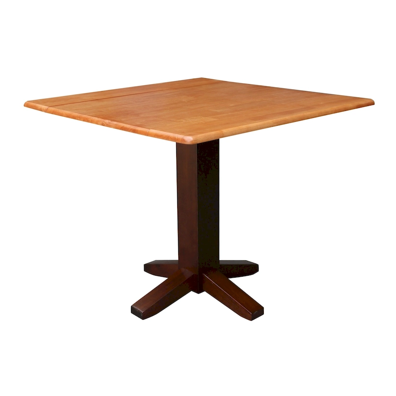 Square Dual Drop Leaf Dining Table