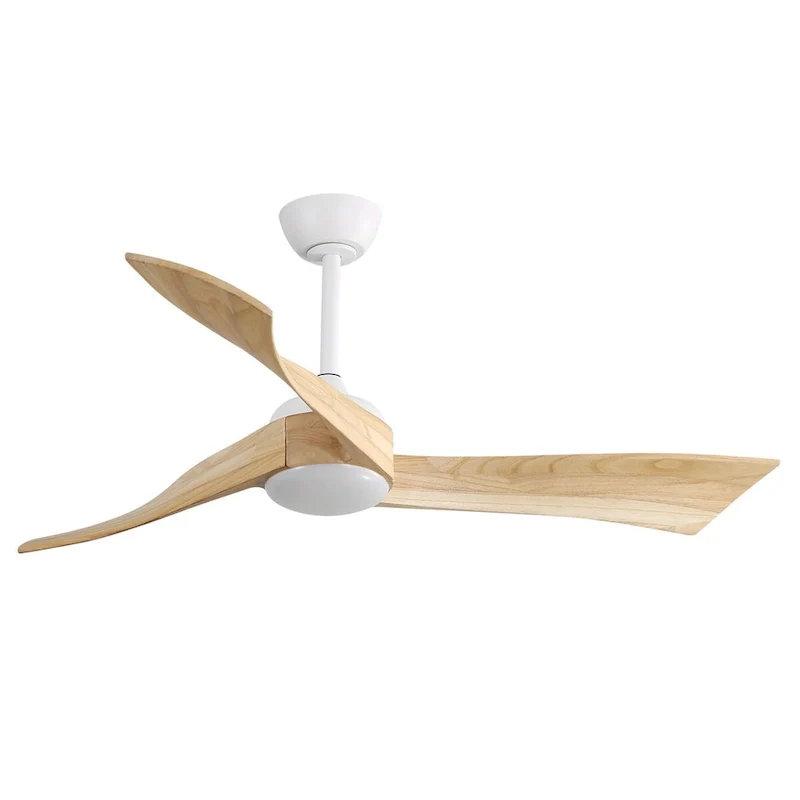 52 Inch Modern Living Room Ceiling Fan with Light and Remote
