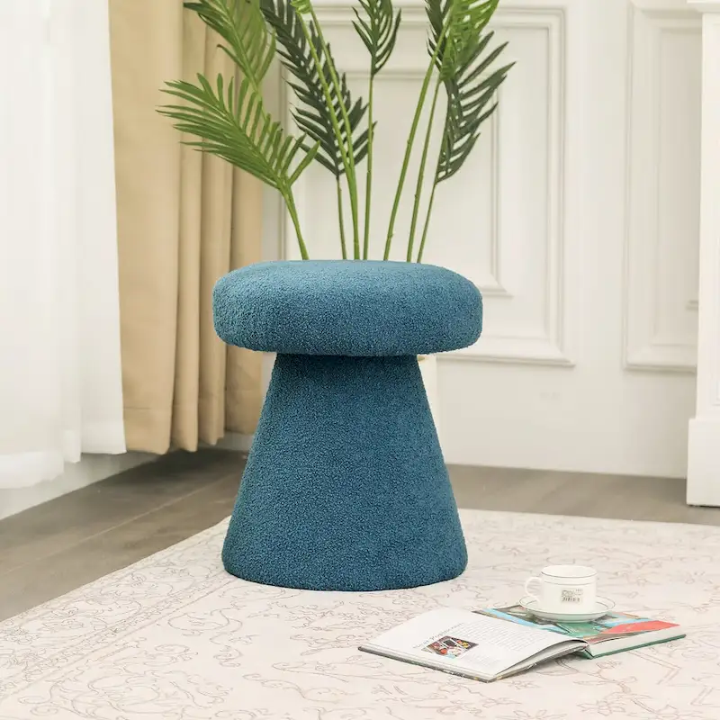 Mushroom Ottoman Large Soft Foot Stool
