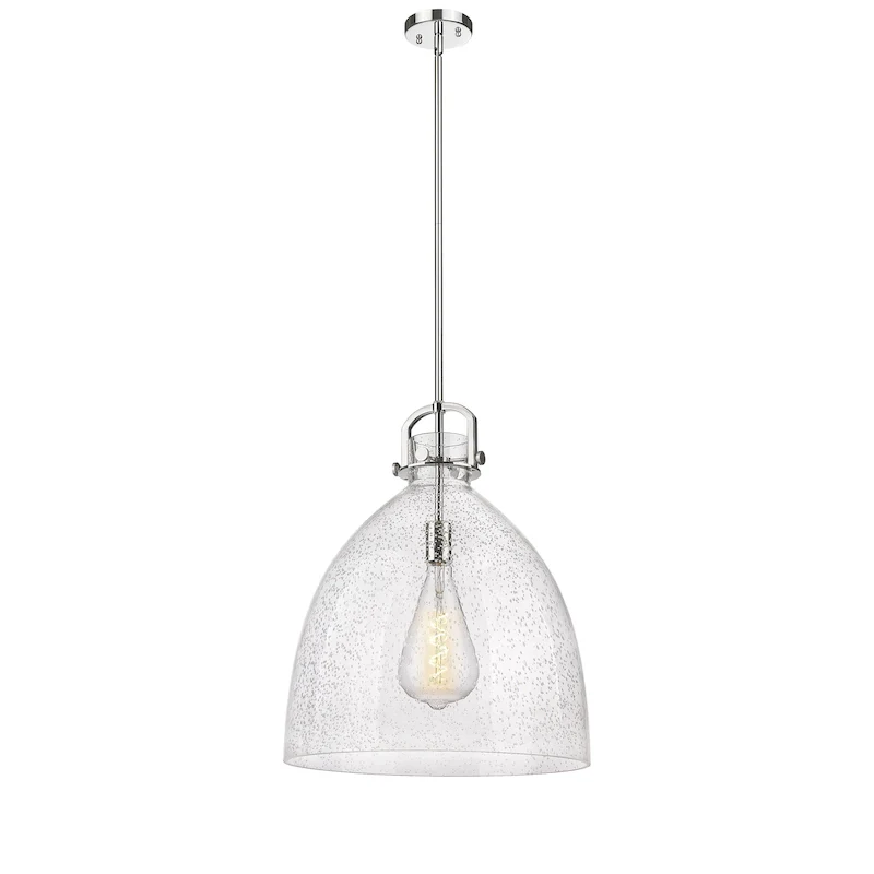 Innovations Lighting Newton Bell - 1 Light 18  Stem Hung Pendant