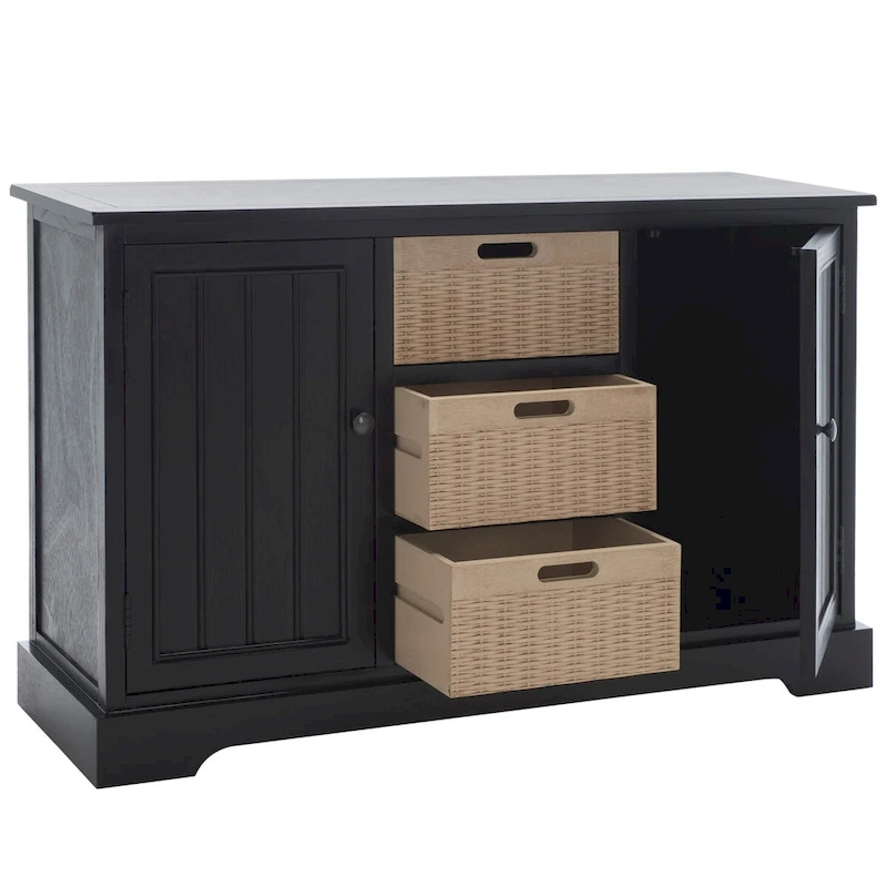 SAFAVIEH Cilla 2-Drawer And 3 Removable Baskets - 39.8 W x 12.5 L x 29.5 H - 41Wx13Dx26H