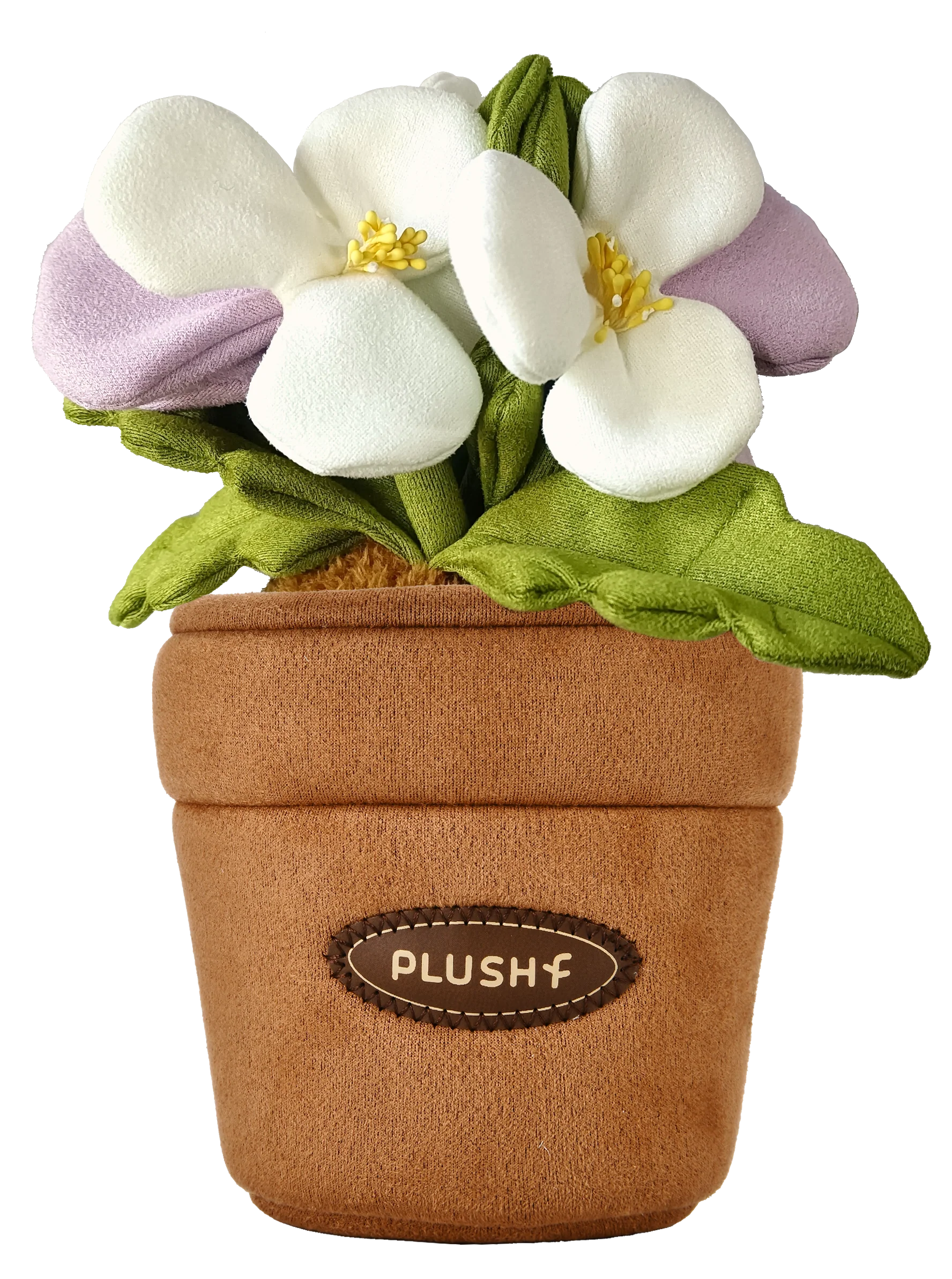 PlushWoods Viola Cornuta Plant Plush With Pot 18cm