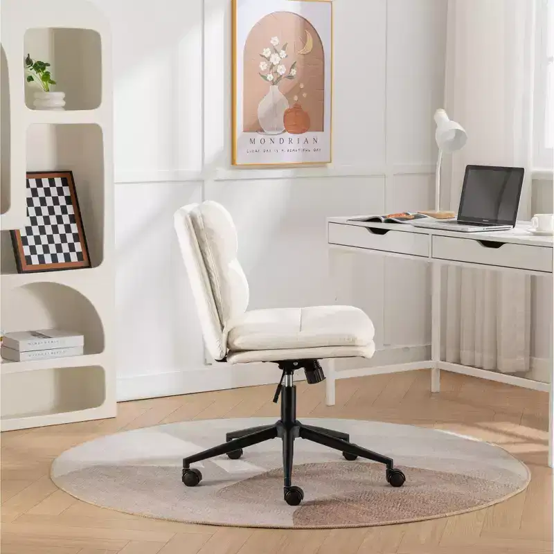 Vatros Adjustable Swivel Office Chair Wide Seat Office Chair