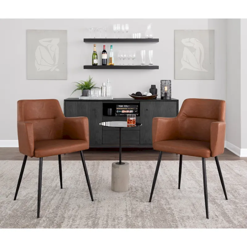 Modern-Style Dining Chairs & Accent Chairs (Set of 2)