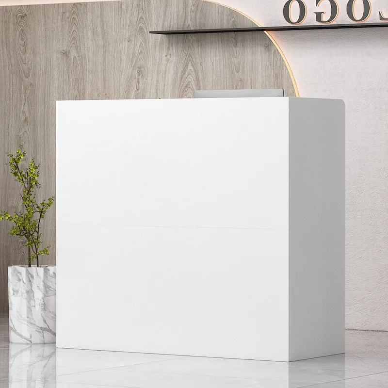 47.2  Reception Desk Counter Lockable Storage Reception Table Working