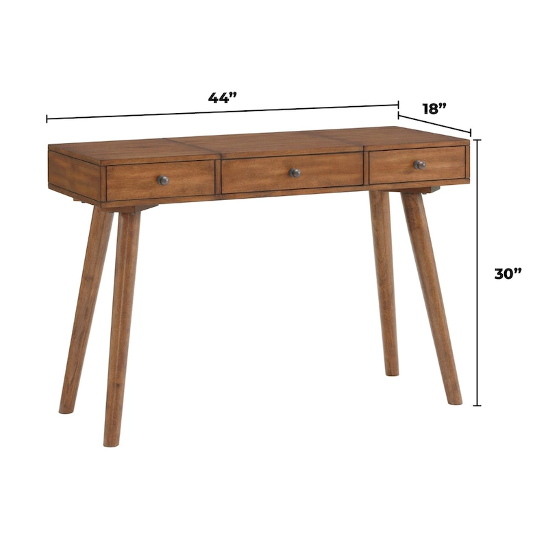 Mid-Century Modern 44 2-Drawer Vanity / Desk