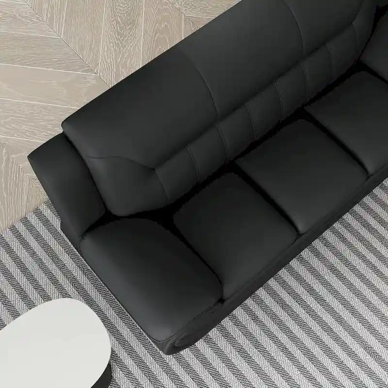 Sanuel 79.2 Faux Leather Pillow Top Arm Sofa