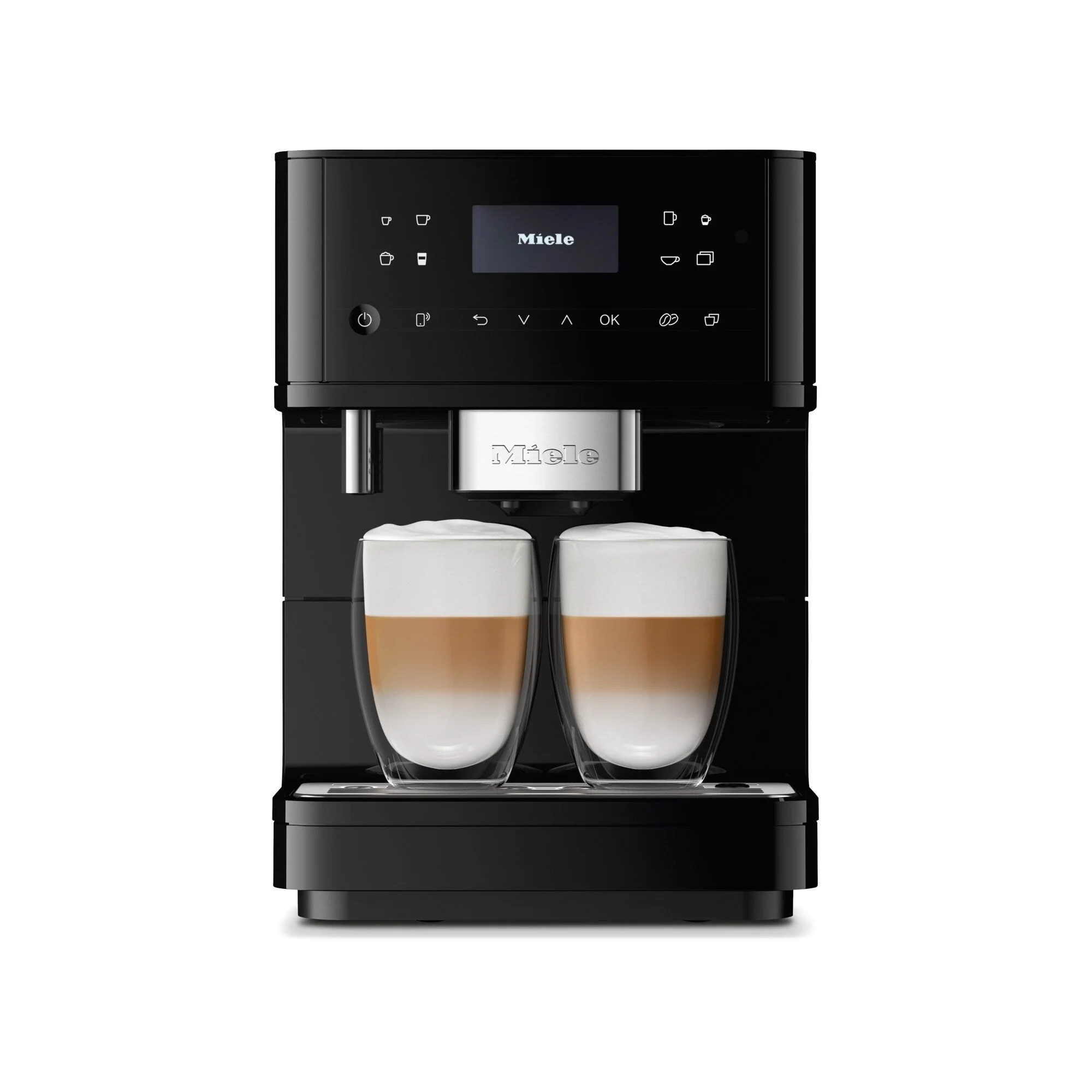 Miele CM 6160 MilkPerfection Countertop Coffee System- Obsidian black