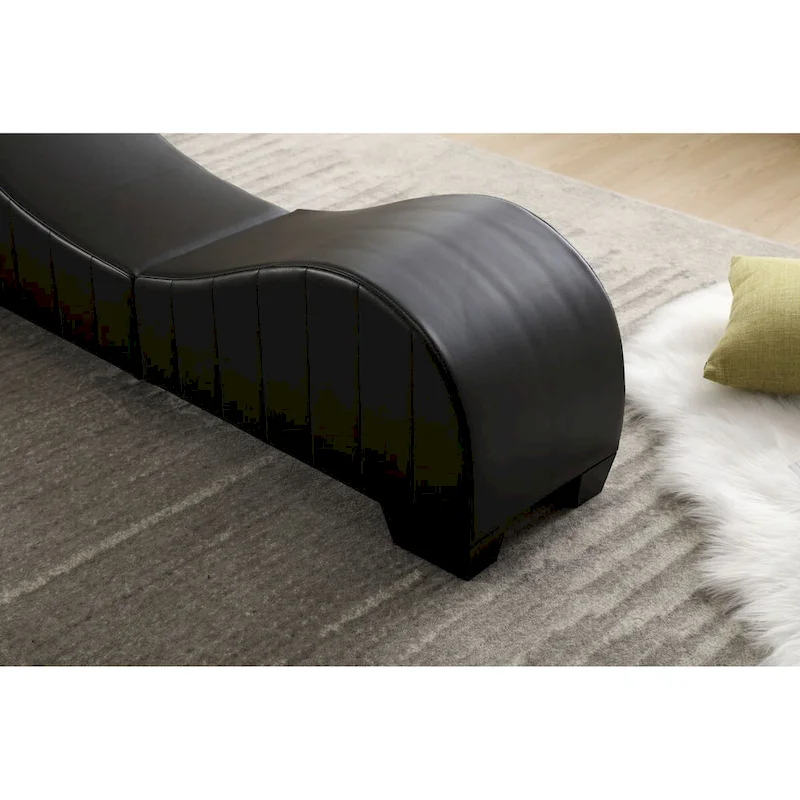 Modern Faux Leather Curved sofa