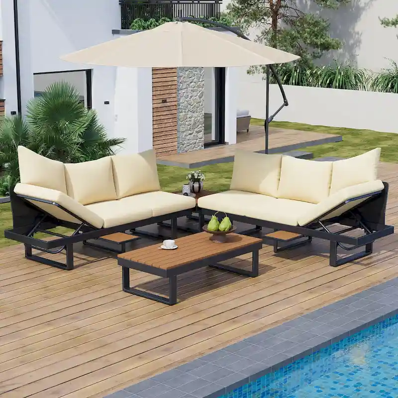 Outdoor Sectional Sofa Set