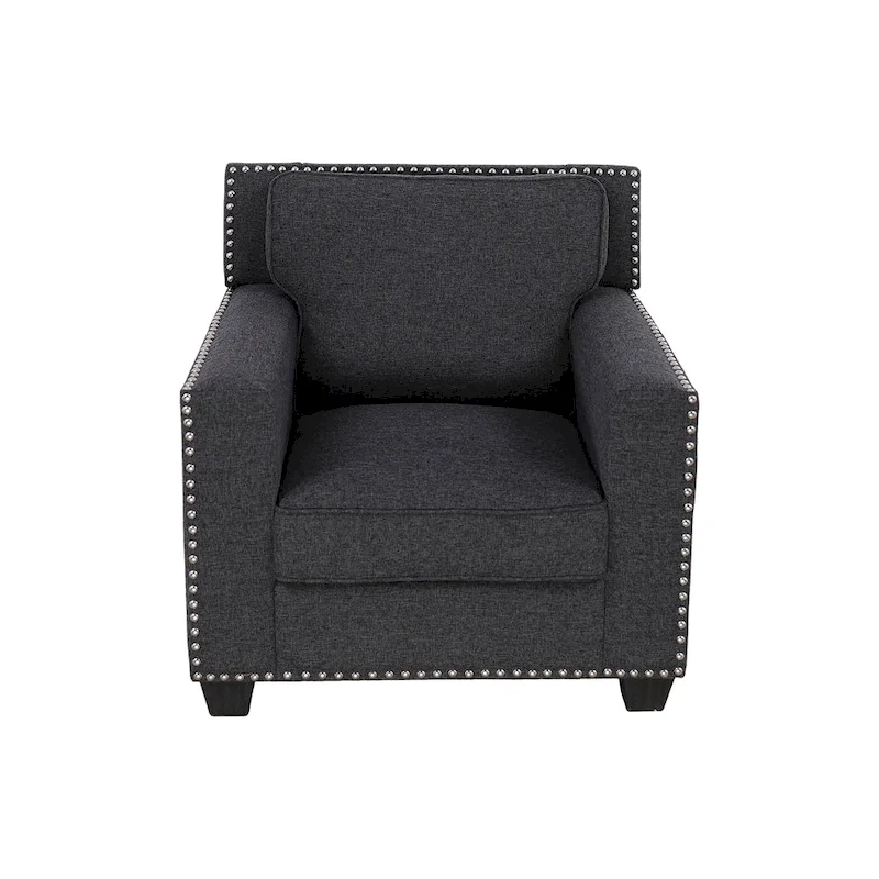 Gliden Modern Linen Fabric Sofa with Solid Wood Frame