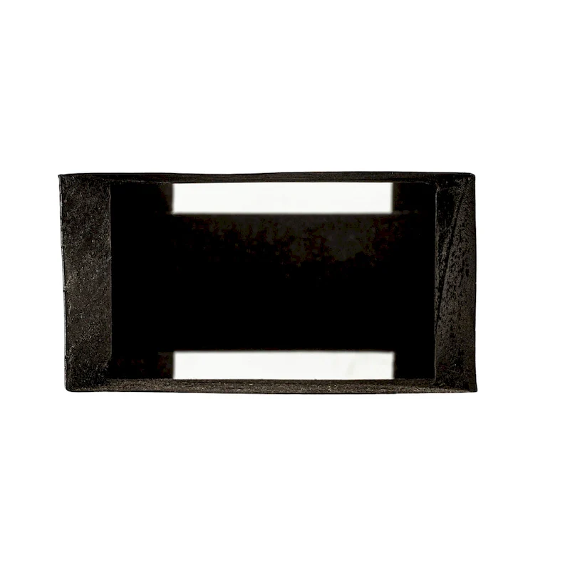 Wood Stool with Textured Surface