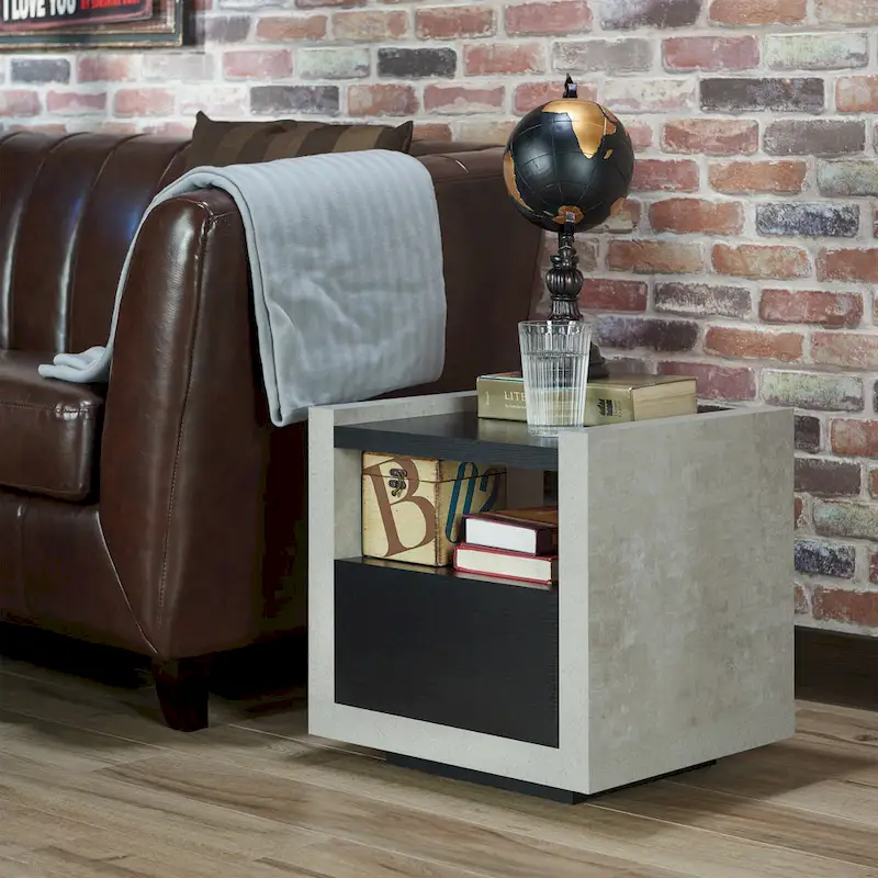 18-inch 1-Shelf Side Table