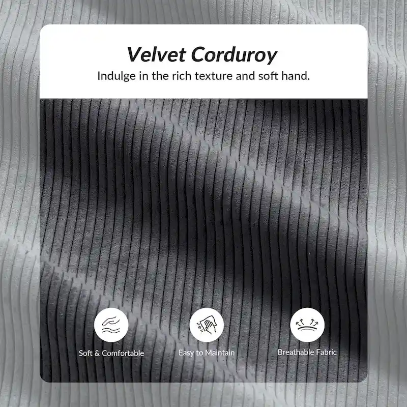 Volkhard 80.5 Modern Slipcovered Sofa With Removable Back Cushion By HULALA HOME