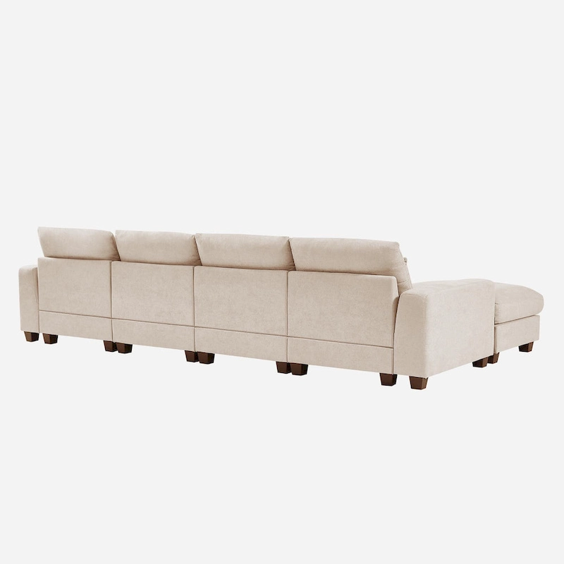 Modern L-Shape Sectional Sofa with Reversible Chaise