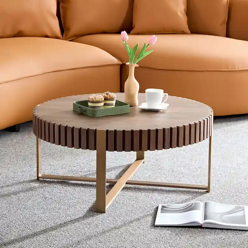 Round Coffee Table for Living Room