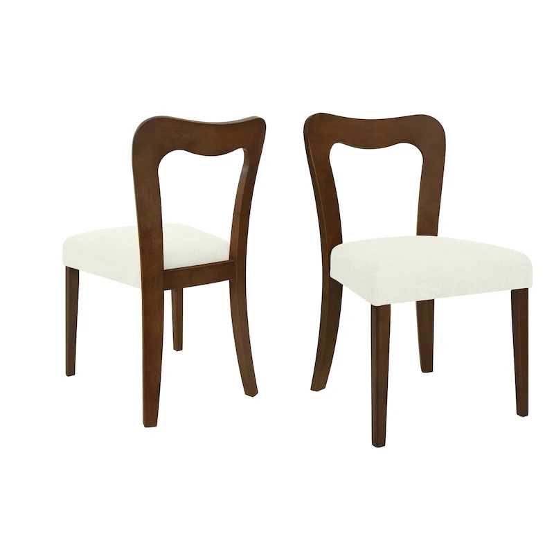 Christopher Knight Home - Ethan Modern Upholstered Dining Chair Set of 2 with Open-Back Design