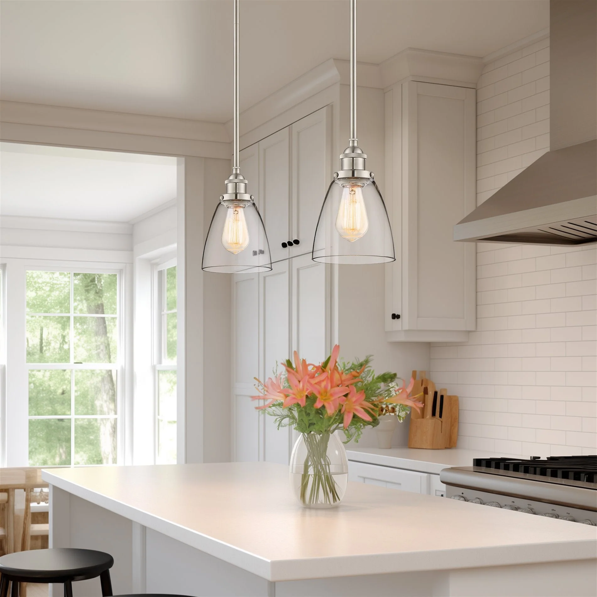 Porter 8 Vintage Industrial Pendant Light