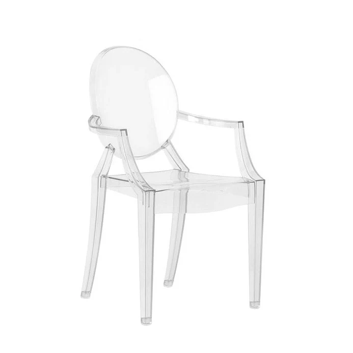 Clear acrylic transparent Chair with Arm