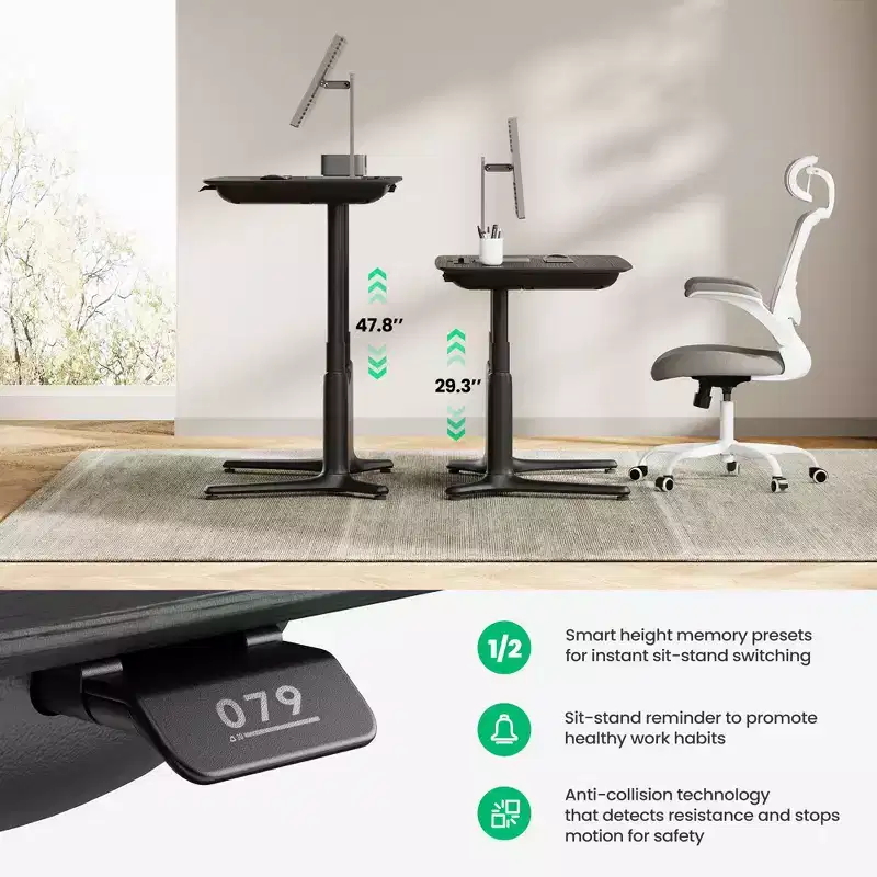LumiDesk All in 1 Electric Height Adjustable Desk  Smart, Modular & Ergonomic