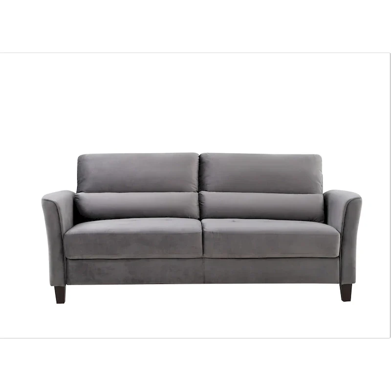 77.95 Mid Century Modern Upholstered Sloped Arms Living Room Sofa