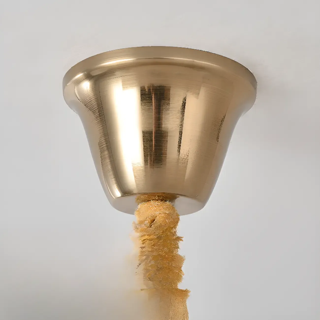 Modern Adjustable Gold Flower Glass Chandelier 6/8 Lights