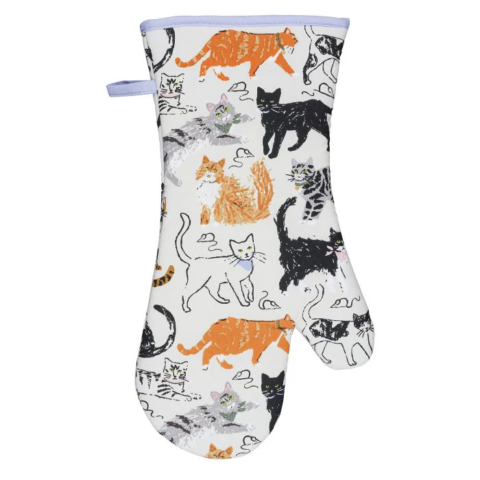 Ulster Weavers Feline Friends Oven Glove Multi-Coloured 37x20x2cm